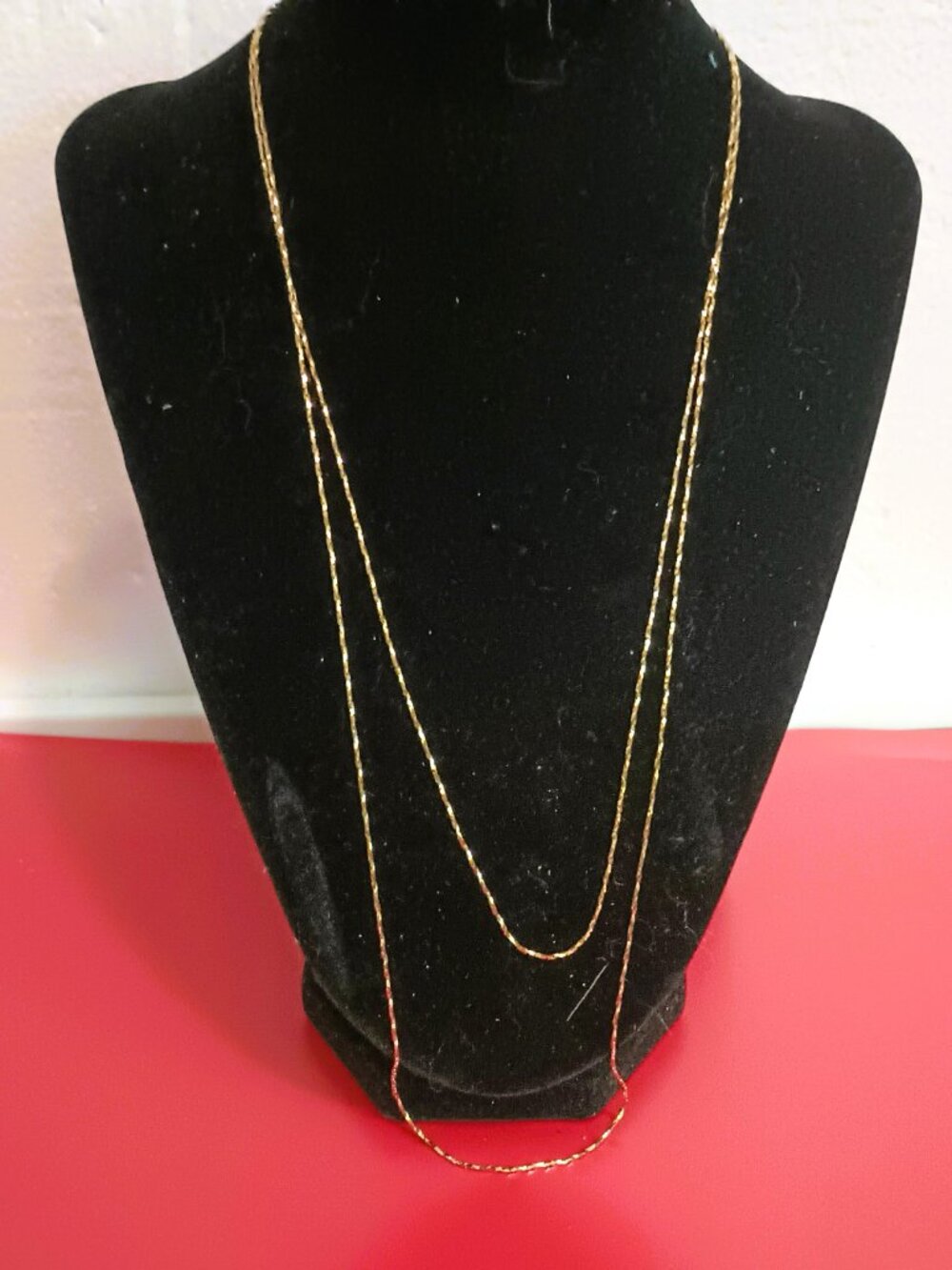 Monet Multi-Strand Twisted Chain Necklace 24" Gold-Tone Layered